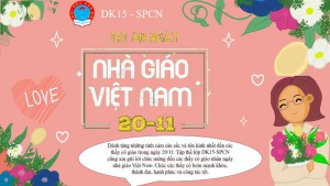 Bài xã luận DK15-SPCN