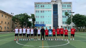 DK16-TĐH1 thi đấu đầy cố gắng nhưng đành chịu khuất...