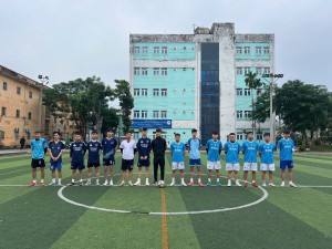 Trận đấu giữa DK13-TĐH2 và DK15-TĐH1