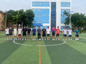 KHỞI ĐỘNG GIẢI BÓNG ĐÁ NAM K17 KHOA ĐIỆN
